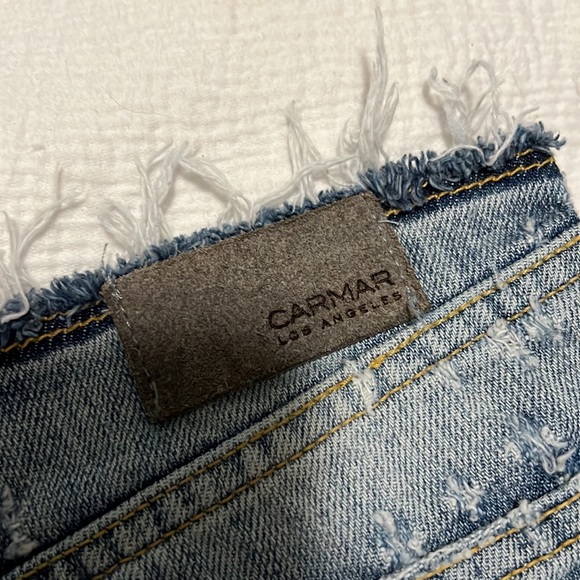CARMAR Distressed Denim Shorts - Picture 6 of 9